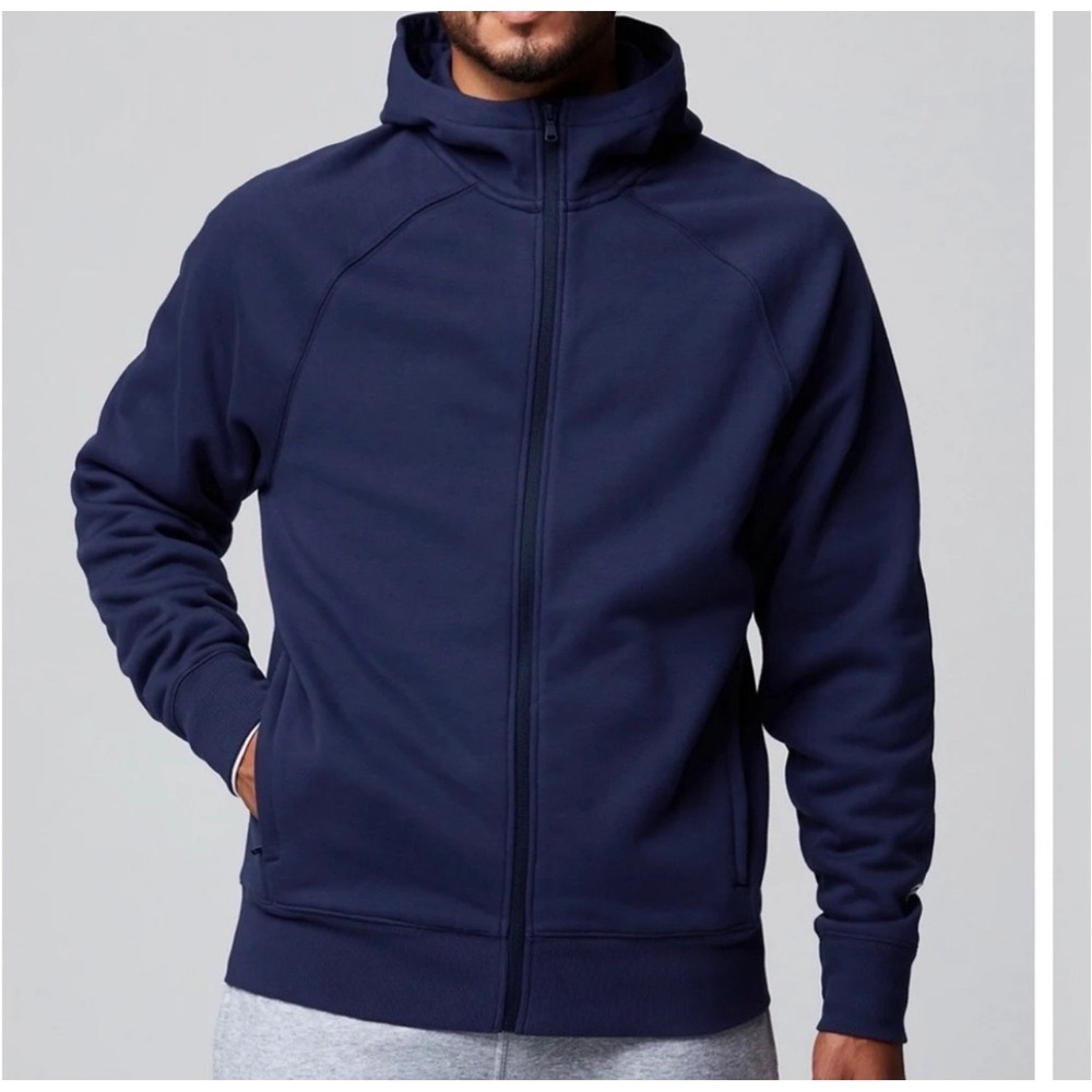 Fabletics Men's The Go To Full Zip Hoodie Size Large